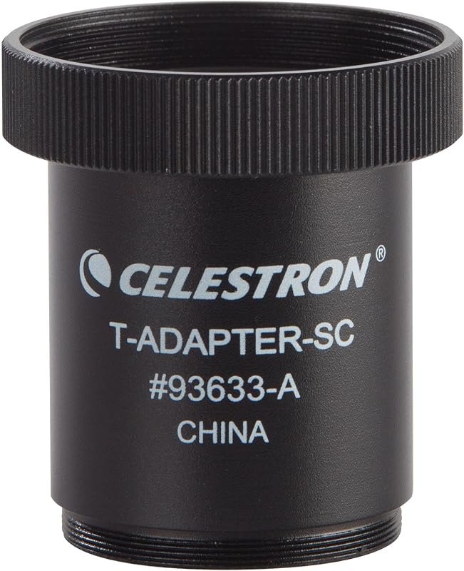 Celestron SCT T-Adapter for Schmidt-Cassegrain Telescope Astrophotography — telescope phone adapter for telescope