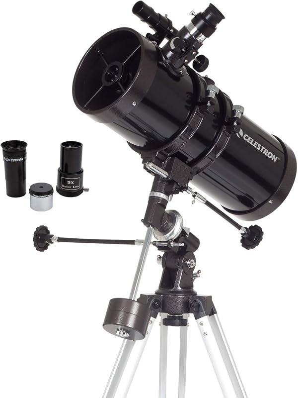 Celestron PowerSeeker 127EQ Reflector Telescope for Home Astronomy — Magnetic Storm Solar Telescope for magnetic storm
