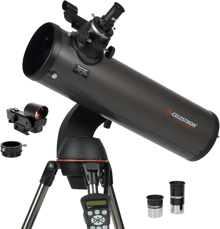 Celestron NexStar 130SLT Newtonian Reflector Telescope - Computerized GoTo — Meteor Shower Telescope for meteor shower