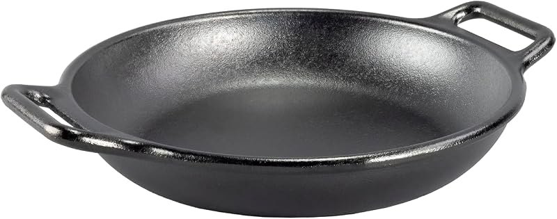 BOLD Pre-Seasoned Cast Iron Skillet, Loop Handles, 12 Inches