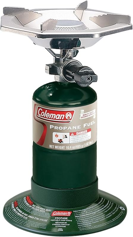 Coleman Bottletop Propane Stove, 7,650 BTU Camping Cooker — portable propane burner for portable propane burner