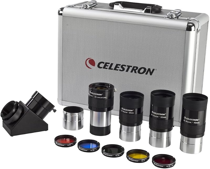 Celestron Eyepiece, Barlow & Filter Telescope Accessory Kit — telescope eyepiece set for telescope eyepiece set