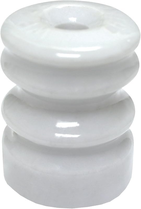 Zareba WP22E Multi-Groove Wood Post Ceramic Insulator with Nails — farm fence insulator for farm fence insulator