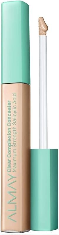 Almay Concealer, Acne Face Makeup with Salicylic Acid and Aloe, Face Makeup with Skincare Ingredients, Matte Finish