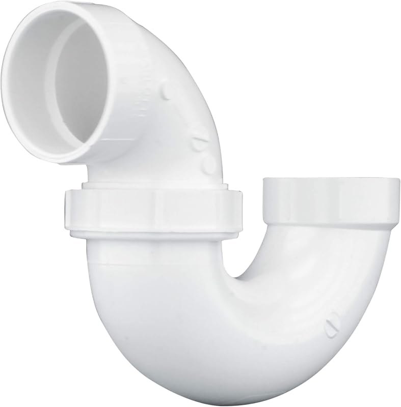 CHARLOTTE PIPE 2 DWV P-Trap with Union & Plastic NUT DWV (Drain, Waste and Vent) (1 Unit Piece) — plumbing p trap for