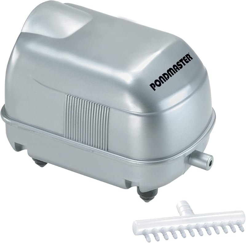 Danner Manufacturing, Inc., Pondmaster AP-40 Air Pump, Air Volume 2900 cu.in/min, 04540 — hydroponic air pump for