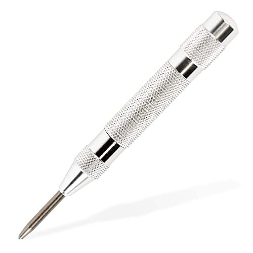 General Tools Utility Automatic Center Punch #70079 - Nail Punch Tool to Mark and Scribe - Machinist Tools — tools
