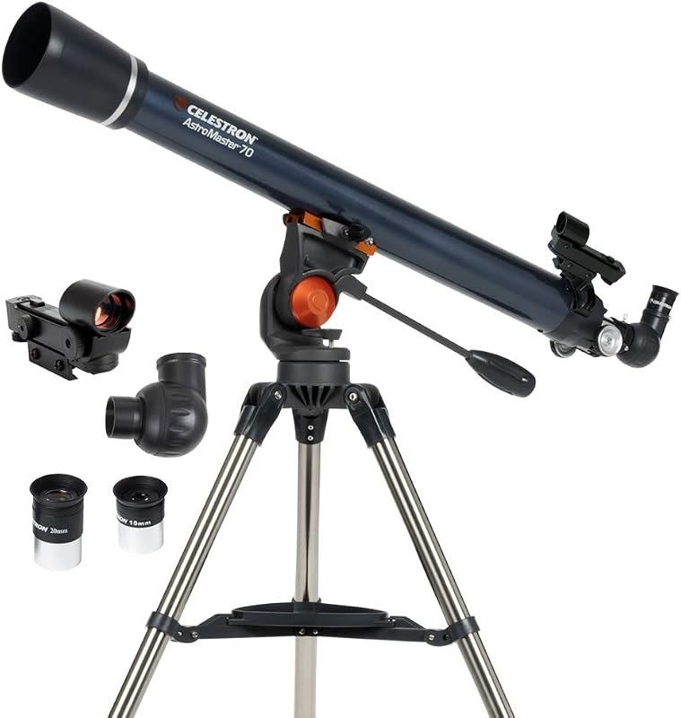 Celestron AstroMaster 70AZ Refractor Telescope for Moon & Planet Viewing — Aurora Viewing Telescope for aurora viewing