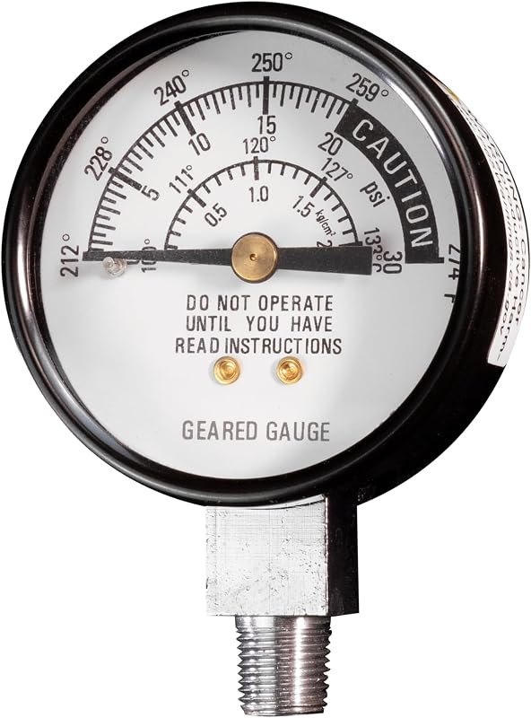 All American 1930 Steam Gauge (72) for Pressure Cooker/Canner — canning pressure gauge for canning pressure gauge
