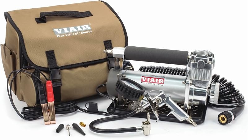 VIAIR 450P/45043 Automatic Portable Compressor, Tire Inflator Kit, Air Compressor for Truck, Jeep, SUV, and Car Tires