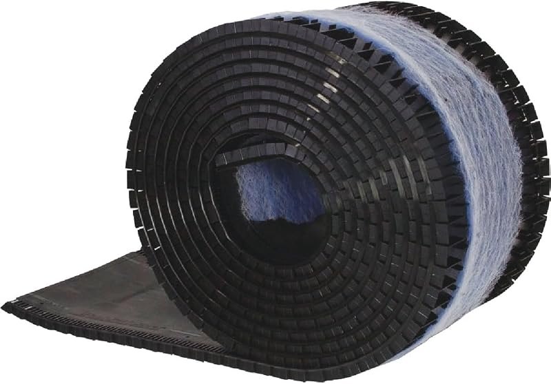 Air Vent 20 in. H x 13.3 in. W x 14.5 in. L Rolled Shingle Over Ridge Vent with Filter — roofing ridge vent for