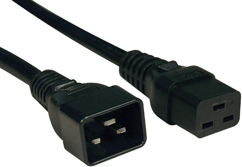 Tripp Lite Heavy-Duty C19 to C20 Computer Power Extension Cord for Servers and Computers, 20A, 250V, 12 AWG