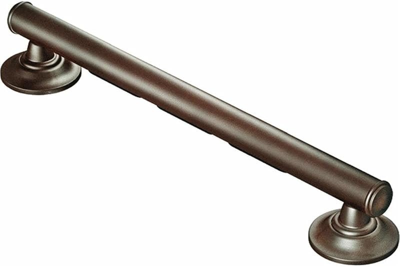 Moen/FAUCETS LR8716D1GOWB Home Care Old World Bronze 16" Designer Grab Bar — shower grab bar for shower grab bar