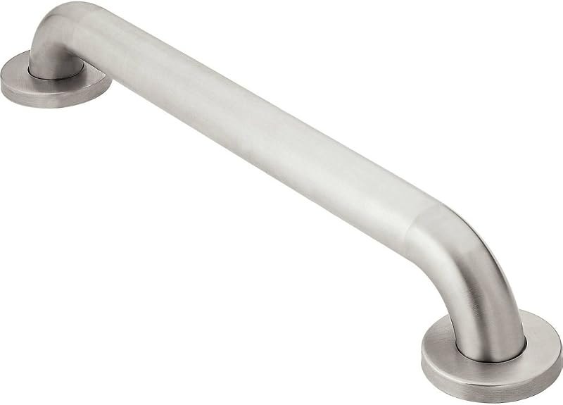 Moen Home Care Bathroom Safety 24 Inch Stainless Steel Handicap Grab Bar for Bathtub and Shower, Elderly Assistance