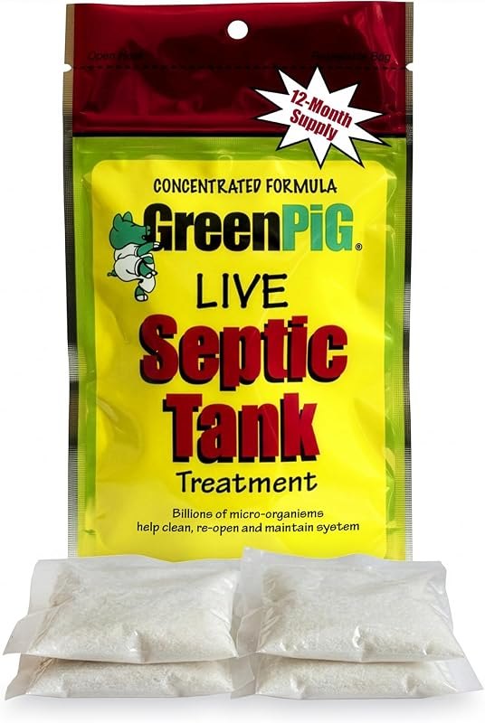 Green Pig Septic Tank Treatment Packets — septic effluent filter for septic effluent filter