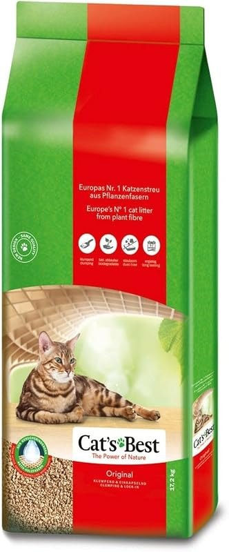 AJM Pet Products Cat Litter Cats Best Okoplus Clumping 15Kg — pets litter for pets litter