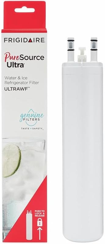 Frigidaire ULTRAWF Refrigerator Water Filter Replacement, White, 1 Count — inline refrigerator water filter for inline