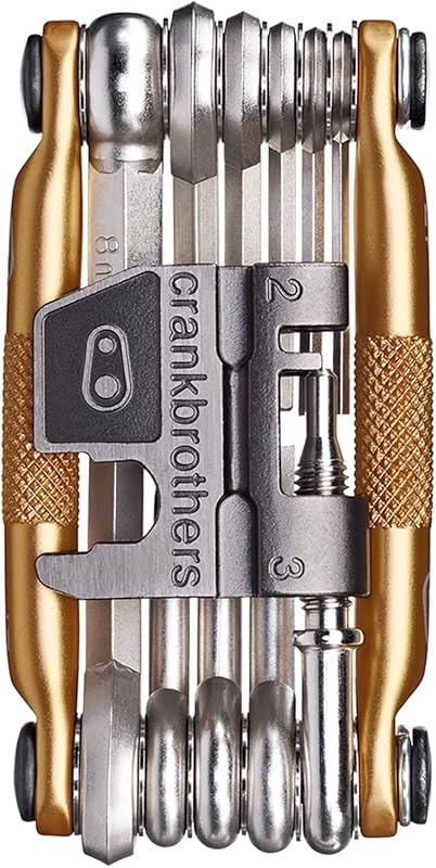 Crankbrothers Multi Tool M 17 Gold — Portable Emergency Multi Tool for portable emergency multi tool