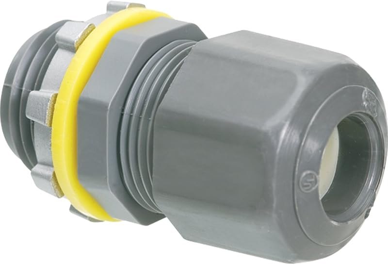 Arlington LPCG50-10 1/2-Inch Strain Relief Electrical Cord Connector, 10-Pack — electrical conduit connector for