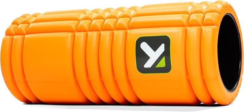 TRIGGERPOINT Performance Therapy Grid Foam Roller with Free Online Instructional Videos, Original (13-inch), Orange —