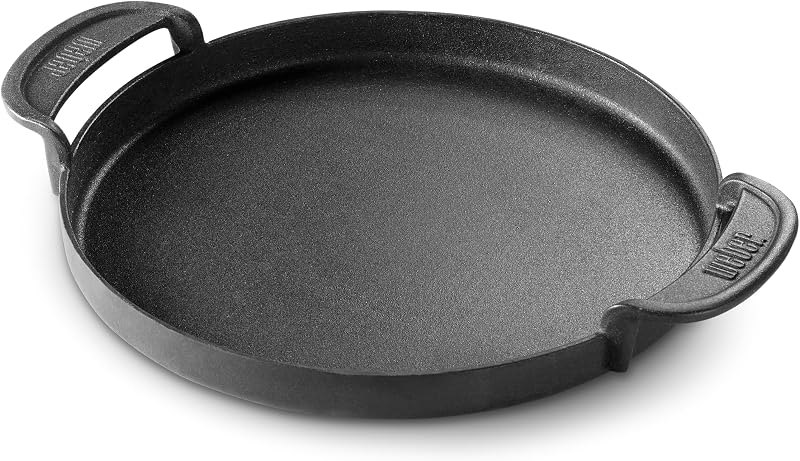 Weber® Gourmet BBQ Griddle, Porcelain-Enameled Cast Iron — cast iron grill pan for cast iron grill pan