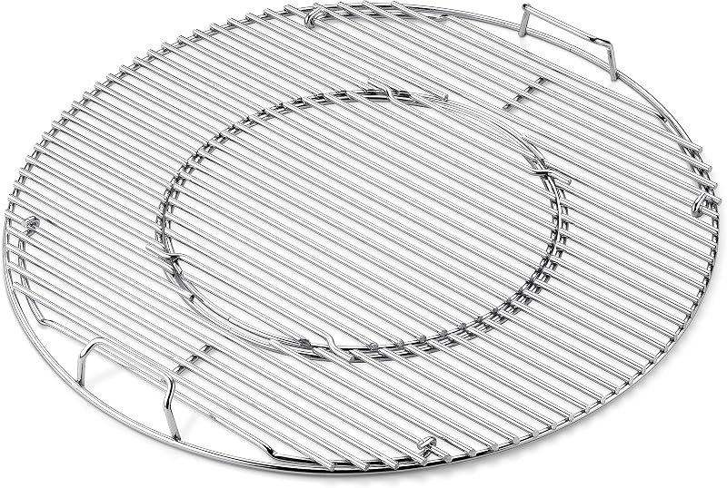 Weber® Gourmet BBQ System Hinged Charcoal Cooking Grate, Charcoal Accessories — kermit grill grate for kermit grill