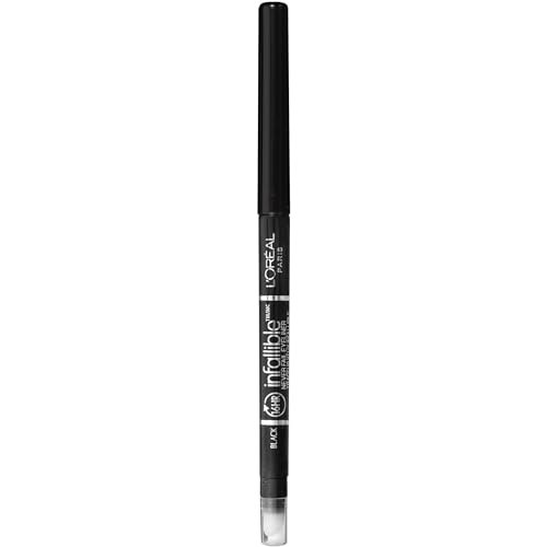 L'Oreal Paris Makeup Infallible Never Fail Original Mechanical Pencil Eyeliner with Built in Sharpener, Black, 0.008
