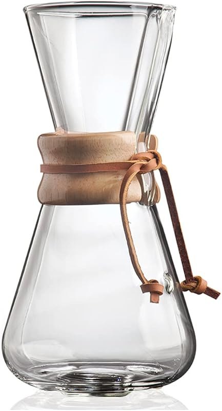 Pour-Over Glass Coffeemaker - Classic Series - 3-Cup - Exclusive Packaging — aero press glass chamber for aero press