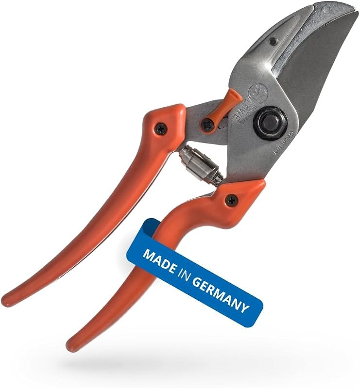 Original LÖWE Profi Anvil Prunner Garden Tools 8.107 with Bypass Geometry — garden bypass pruners for garden bypass