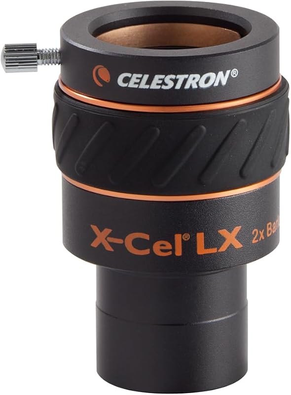 Celestron X-Cel LX 2X Barlow Lens for Telescope Eyepieces — astronomy barlow lens for astronomy barlow lens