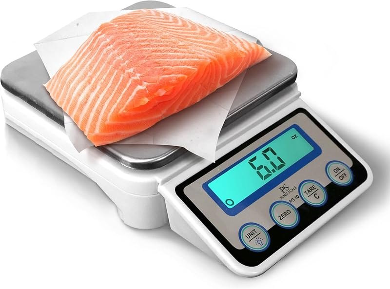 Penn Scale PS-10 Digital Kitchen Portion Scale - 11lb Electric Kitchen Scale with 0.002lb Readability - Removable