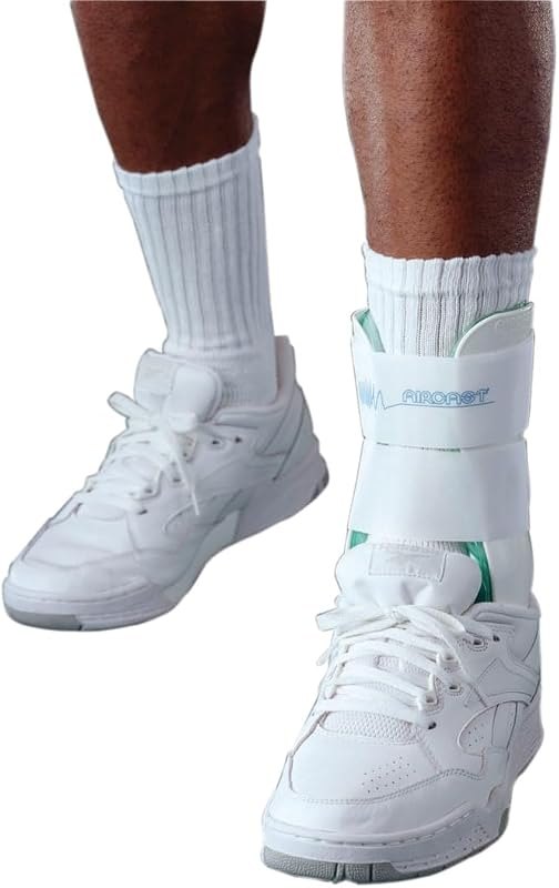 Fabrication Air-Stirrup Ankle Brace, Left — Recovery Boot Compression Sleeve for recovery boot compression sleeve