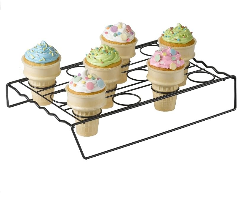 Nifty Ice Cream Cone Cupcake Baking Rack — Cupcake Cooling Rack for cupcake cooling rack