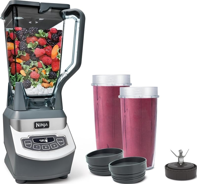 Ninja Blender Pro+, 1100W, 72oz Pitcher, 2 Cups, BL660 — best High Speed Blender for high speed blender