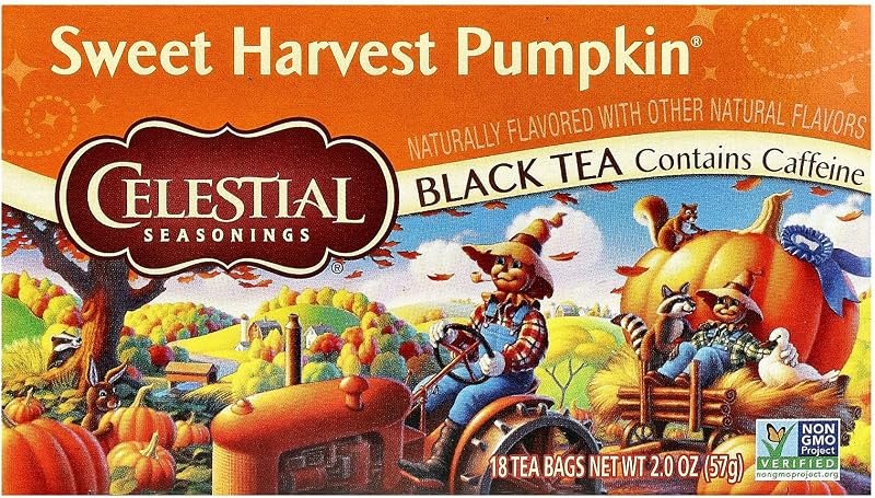 Celestial Seasonings Black Tea,Sweet Harvest Pumpkin, 20 Bags — best Pumpkin Pie Spice for pumpkin pie spice