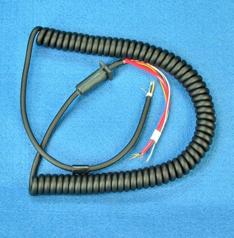 Replacement MIC CORD - 6 wire - 10 Ft Coiled - CB / Ham Radio - Workman MIL10 — ham radio microphone for ham radio