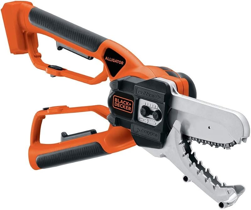 BLACK+DECKER 20V MAX* Alligator Lopper Cordless Chainsaw, Tool Only (LLP120B) — 20v cordless chainsaw for 20v cordless
