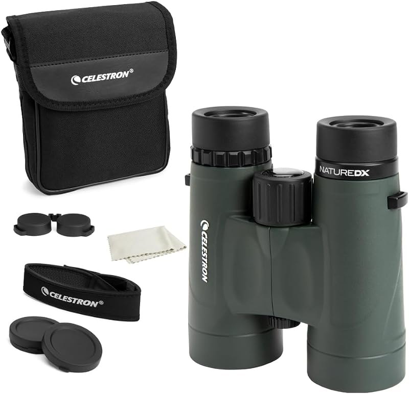 Celestron Nature DX 8x42 Waterproof Binoculars for Bird Watching & Outdoors — Space Exploration Binoculars for space