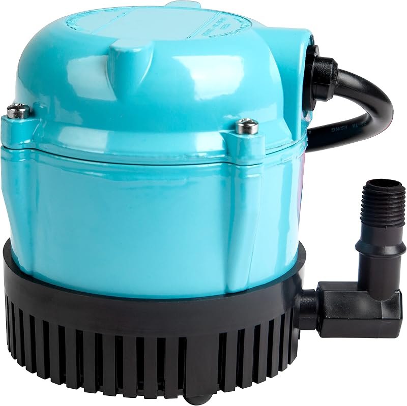 Little Giant 1-A 115V, 170 GPH Small Manual Submersible Pump — best hydroponic recirculating pump for hydroponic