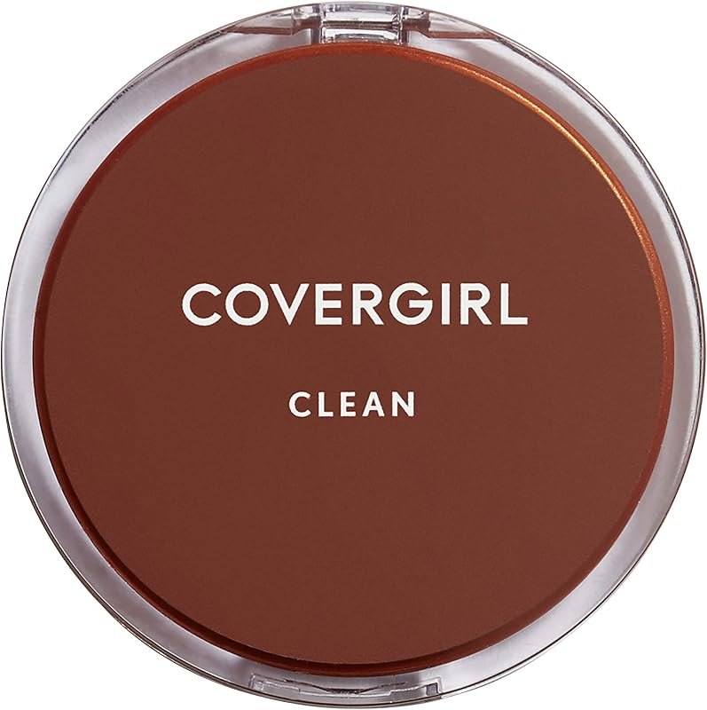 Covergirl Clean Pressed Powder Foundation, 125 Buff Beige, 0.39 Fl Oz — makeup pressed powder for makeup pressed powder