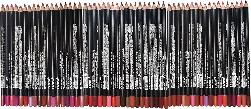 Nabi Lip Liner Pencil Set - 54 Pcs Lip Pencil Bulk Pack — makeup lip liner for makeup lip liner
