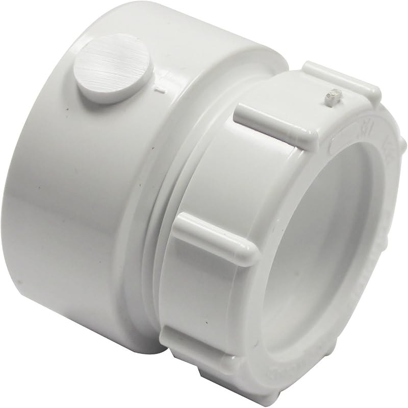 Canplas 192851A PVC DWV Female Trap Adapter, 1-1/2-Inch, White — best plumbing p trap for plumbing trap