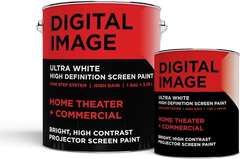 Projector Screen Paint - High Definition, 4K/8K, Ultra White - Gallon — Star Chart Projector for star chart projector