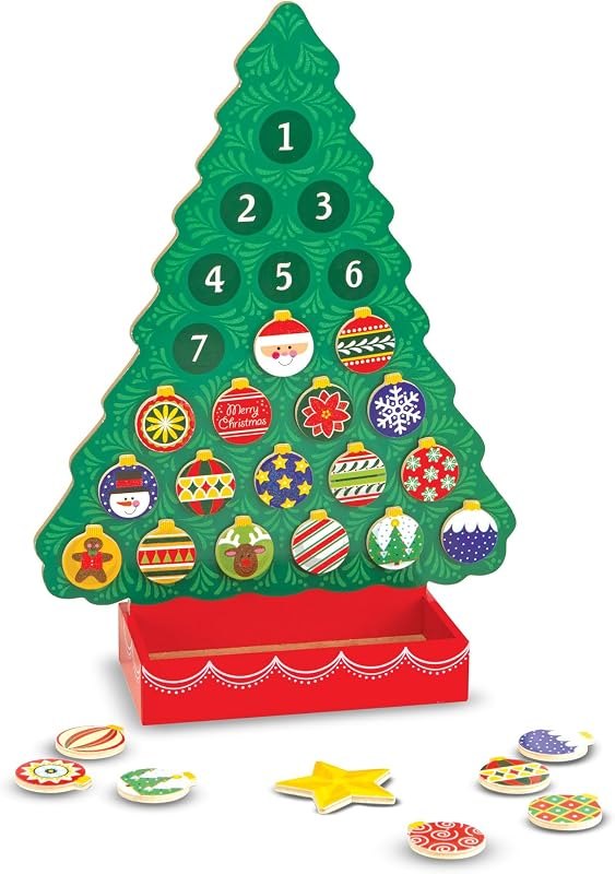 Melissa & Doug Countdown to Christmas Wooden Advent Calendar — best Advent Calendar Countdown Light for advent
