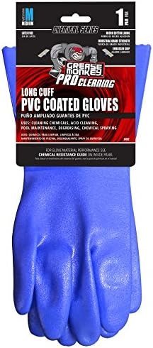 Grease Monkey Gloves - Blue Large Protective Work Gloves for Hands — best garage mechanic gloves for garage mechanic