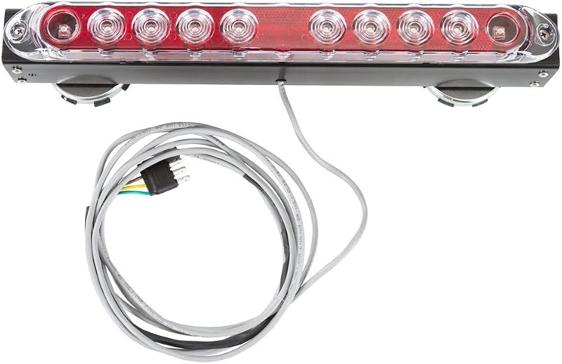 Discount Ramps Hitch Cargo Carrier Magnetic Mount LED Flat-4 Tail Light Kit — trailer wiring kit for trailer wiring kit