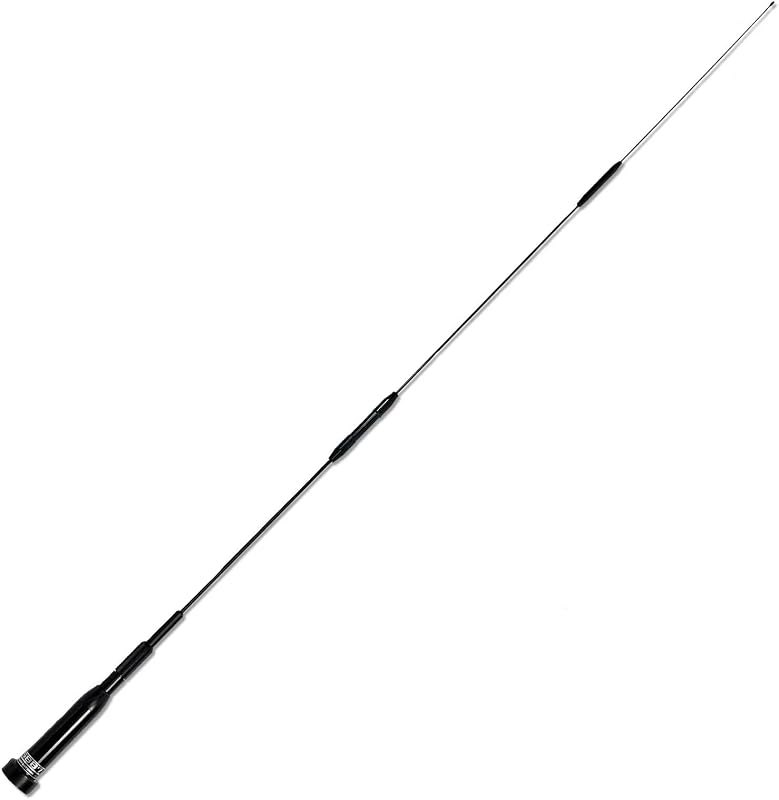 Comet SBB-7NMO Dual-Band Mobile Antenna 144/430 MHz 2M/70CM 5.0 dBi Gain 150W PEP NMO Mount Fold-Over Whip for Ham