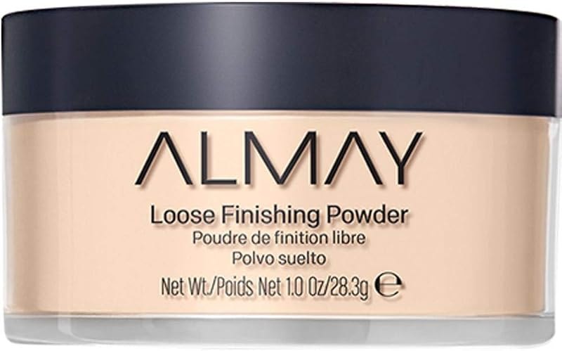 Almay Setting Powder, Face Makeup, Matte Loose Powder, Hypoallergenic, Cruelty Free, 100 Light, 1 Oz — makeup pressed