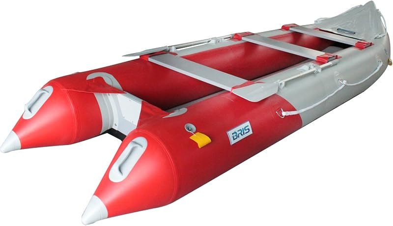 BRIS 14.1 FT Inflatable Kayak Fishing Tender Inflatable Poonton Boat with Air Floor — inflatable boat dinghy for
