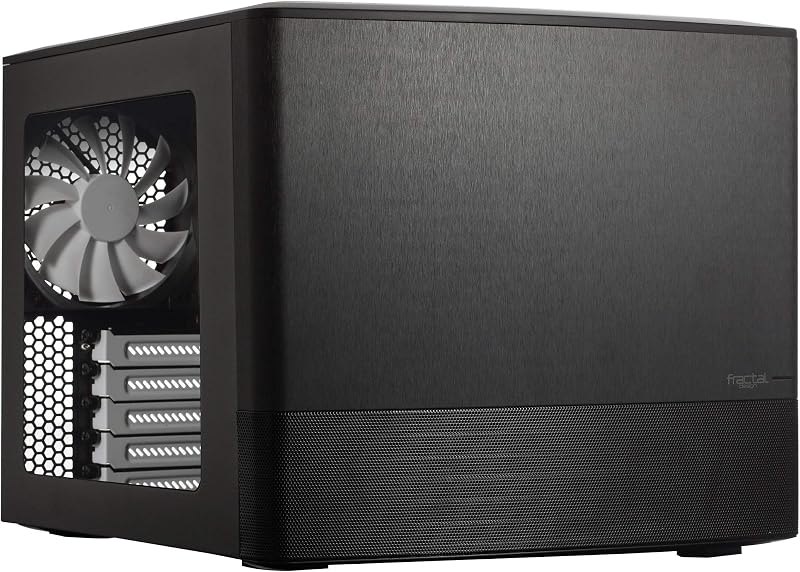 Fractal Design Node 804 - Black - Cube Compact Computer Case - mATX - High Airflow - Modular Interior - 3X Fractal